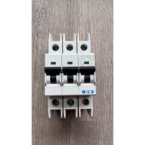 Eaton FAZ-C15/3-NA 15A 3 Pole Circuit Breaker UL489 480Y/277VAC New